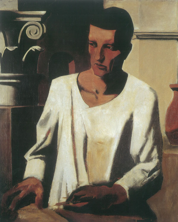 L’architetto (1922-1923), olio su tela